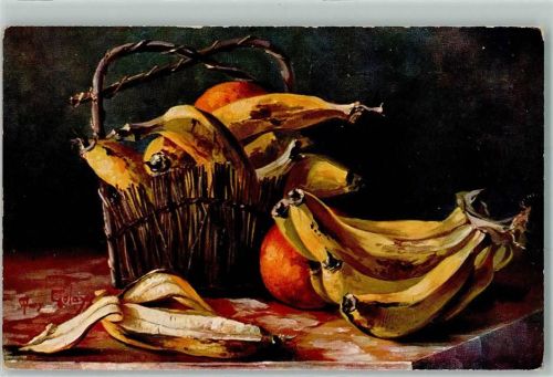 TSN Serie 763 Früchte Bananen Stilleben AK