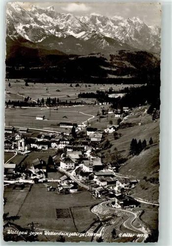 Wallgau gegen Wettersteingebirge