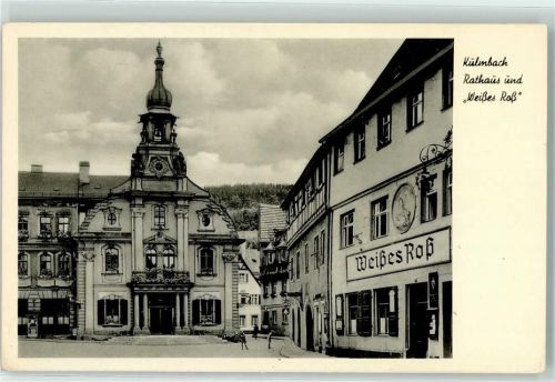 Kulmbach Rathaus und Weißes Ross