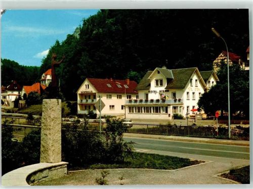 Behringersmühle Hotel Stern Emailleschild