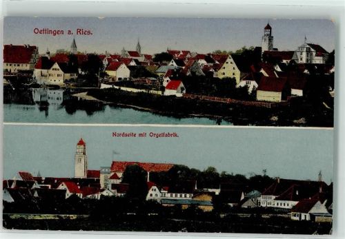 Oettingen Nordseite mit Orgelfabrik