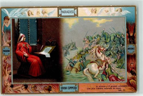 Battaglia di Monte-Aperti ove combatte Farinata - Schlacht von Montaperti anno 1260