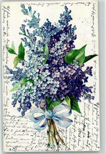 1907 Blumenstrauß AK