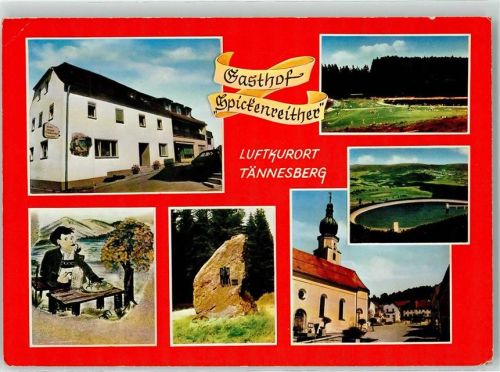 92723 W8481 Tännesberg - Gasthaus Pension Metzgerei Rich. Spickenreither