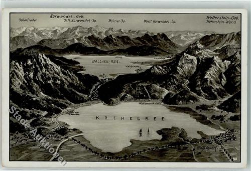 Kochel Karwendel Gebirge Walchensee Wetterstein Schlehdorf