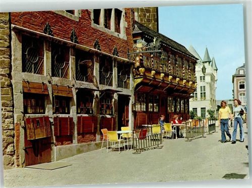 Aachen Gasthaus Postwagen am Rathaus Terrasse