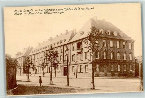 Aachen Mozartstraße Offizierwohnungen Kind