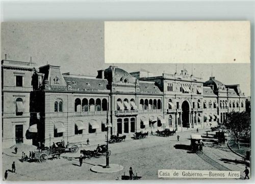 Buenos Aires Casa de Gobierno Pferdestraßenbahn