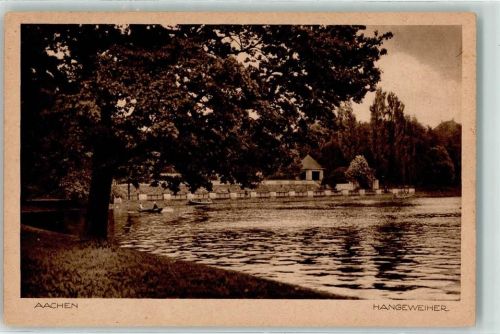 Aachen Hangeweiher Ruderboot