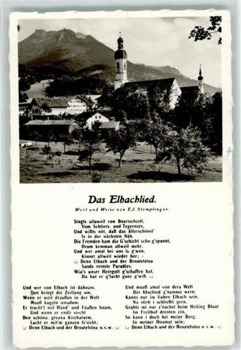 Elbach Pfarrkirche St. Andreas Das Elbachlied