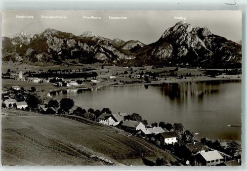 Hopfen Hochplatte Brandschrofen Straußberg Kreuzspitze Säuling