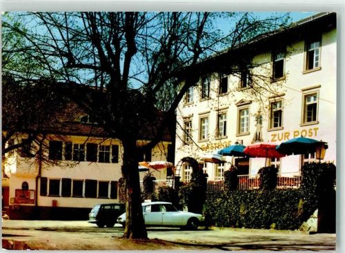 Egloffstein Gasthaus zur Post Citrön DS Briefkasten Kaugummiautomat