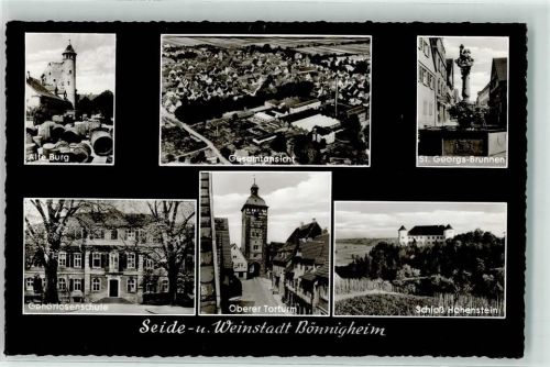 Bönnigheim Schloß Hohenstein Oberer Torturm At. Georgs-Brunnen Gehörlosenschule