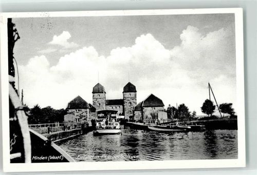 Minden Große Schleuse Ausflugsschiff