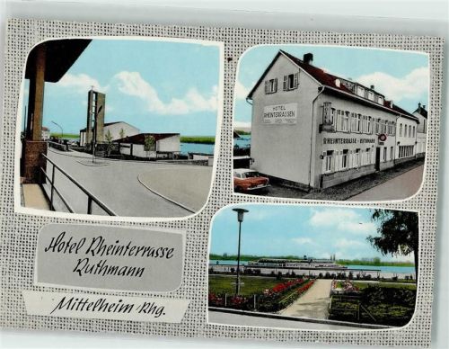 65375 W6227 Mittelheim , Rheingau - Hotel Rheinterrassen Ruthmann
