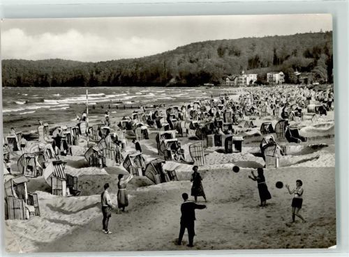 Ostseebad Binz Strand Strandkörbe Strandspiele