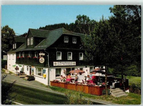 Klettigshammer Gasthaus Pension zum Sormitztal Terrasse Briefkasten