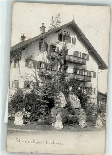 Kochel Schmied von Kochel-Denkmal Gasthaus Post