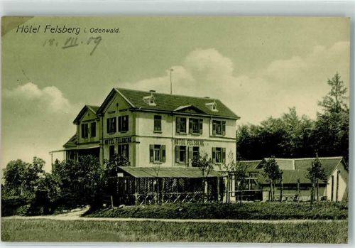 64686 W6147 Felsberg 1909 - Hotel Felsberg