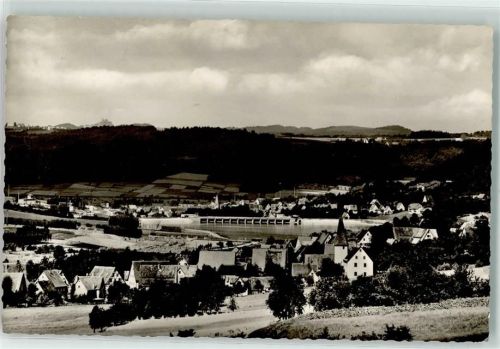 Happurg Blick auf Groß- u. Kleinviehberg und Hohenstein Kainsbach m. Stausee