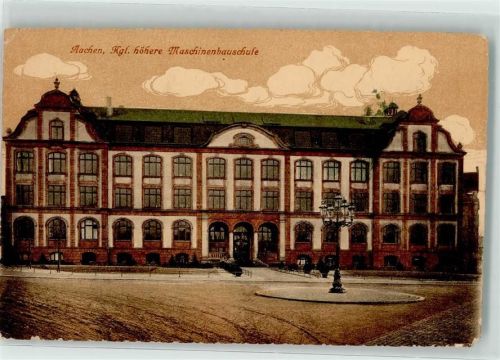 Aachen Königliche höhere Maschinenbauschule Laterne