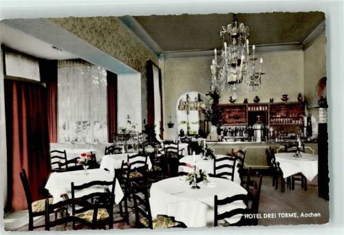 Aachen Hotel-Gasthaus Drei Türme Speiseraum Tresen Zapfanlage