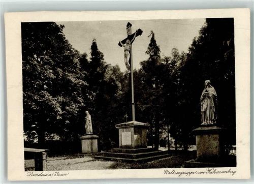Landau Erlösergruppe am Kalvarienberg Kreuz