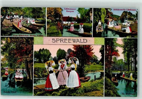 Lübbenau Spreewaldtrachten Spreekähne