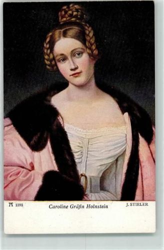 Caroline Gräfin Holnstein Gemälde Joseph Stieler Serie 109 Schönheitengalerie
