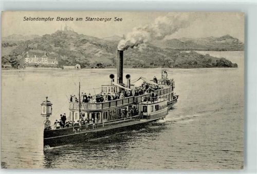 Berg 1909 Salondampfer Bavaria Zieher, Ottmar