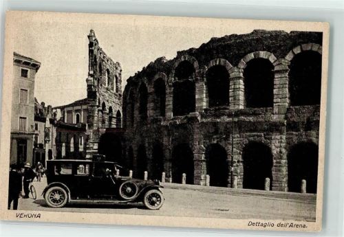 Verona Dettaglio dell Arena Oldtimer Fahrrad