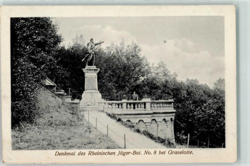 Gravelotte 1916 Rheinische Jäger Bat. Nr. 8