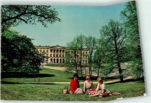 Oslo The Royal Palace Scan verzogen