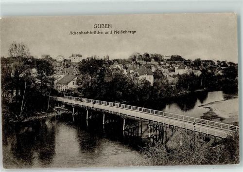 Guben Achenbachbrücke Neißeberge