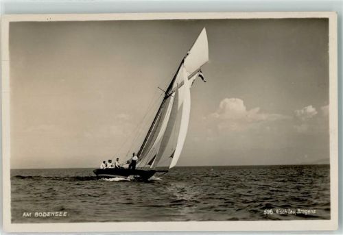 Bodensee Segelschiff Zeiss-Objektiv Perutz-Silberosinplatte