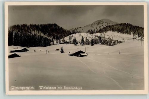 Winkelmoos Landpost Winkelmoos Almhütten Dürnbachhorn Winter Hüttenstempel