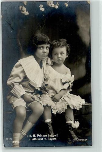 1909 Prinzen Luitpold und Albrecht von Bayern