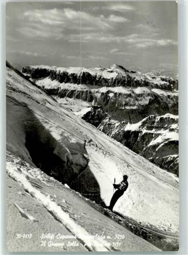 Dolomiten Skilift Capanna Marmolata Ski Sport Winter Schnee