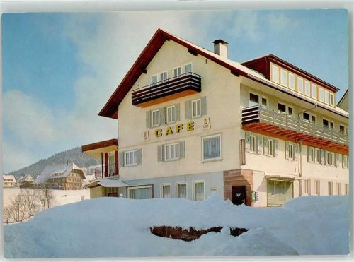Baiersbronn Winter Gasthaus Cafe Pension Rundblick