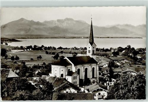 Chieming Chiemsee Pfarrkirche Maria Himmelfahrt Hochplatte Kampenwand