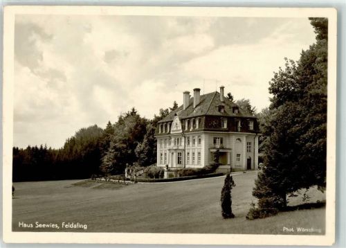 82340 W8133 Feldafing Foto AK Haus Seewies
