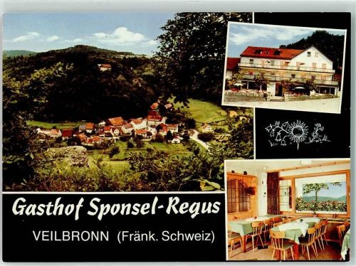 Veilbronn Gasthaus Sponsel-Regus Gaststube