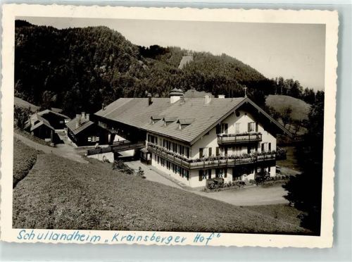 Schliersee Schullandheim Krainsberger Hof Ort lt. Stempel