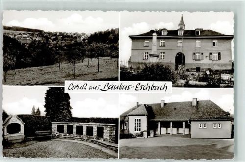 35789 W6292 Laubuseschbach - Gemeindehaus Kriegerdenkmal Aussichtsplatz