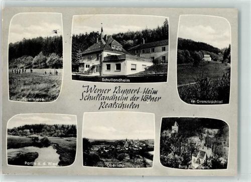 Oberlahr Schullandheim Werner Ruppert-Heim Spielwiese Burg Ehrenstein