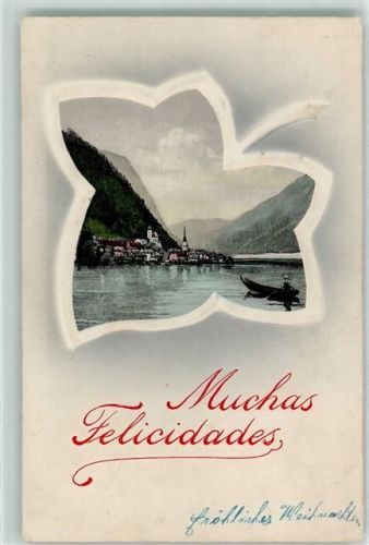 Passepartout Ruderboot Efeublatt Argentinien Muchas Felicidades