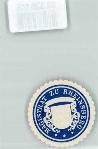 Rheinsberg Magistrat zu Rheinsberg