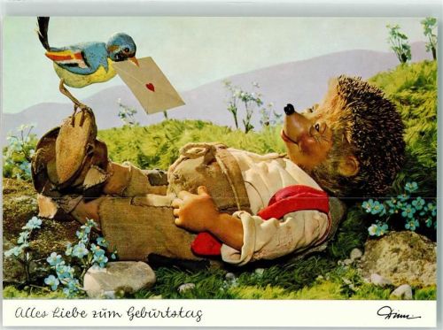 Alles Liebe zum Geburtstag Vogel Brief Nr.303