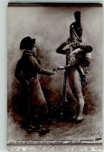 Die Prise Grenadier Salon de Paris 1912 sign Maurice Orange
