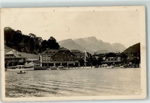 Königssee Strand Königssee Ausflugsschiff
